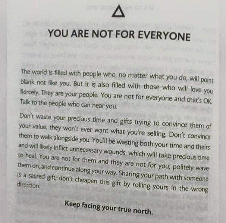 Day 1 – You Are Not For&nbsp;Everyone